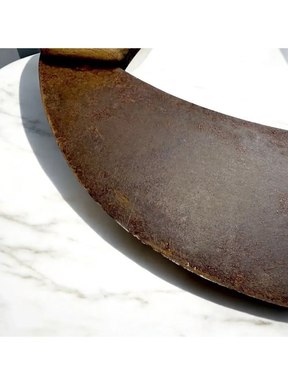 Antique Ulu Kitchen Chopping Knife Hand Forged